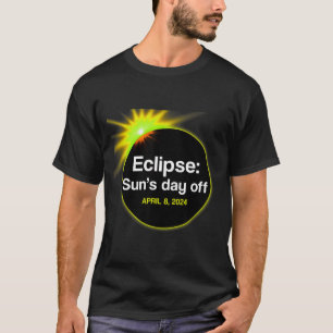 Eclipse Sun's Day Off USA Lustige Totalität Sonnen T-Shirt