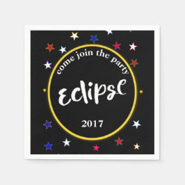 Eclipse und Stars Party Napkins Serviette
