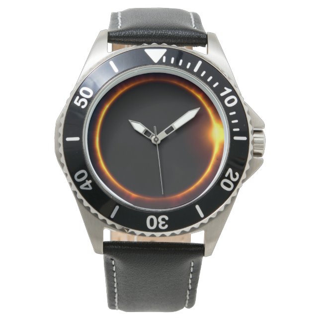 Eclipse Weltraum  Armbanduhr (Vorderseite)