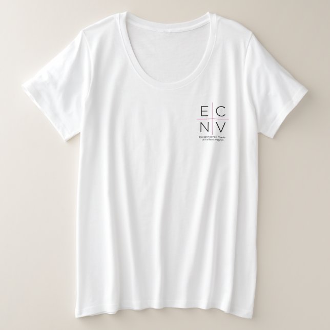 ECNV Basic T-Shirt für Damen (Design vorne)