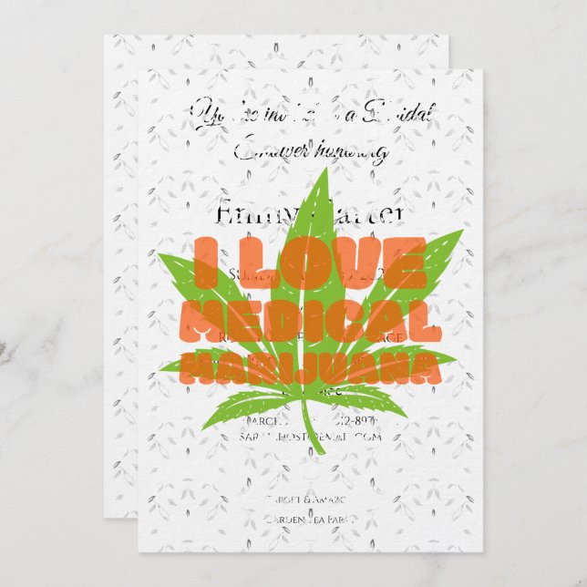 Eco Design | Bold Wellness Poster for Impact Einladung (Vorne/Hinten)