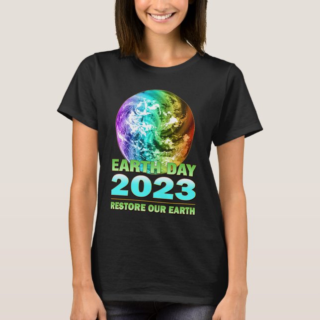 Eco Friendly Clothing for Earth Day 2023 Anniversa T-Shirt (Vorderseite)
