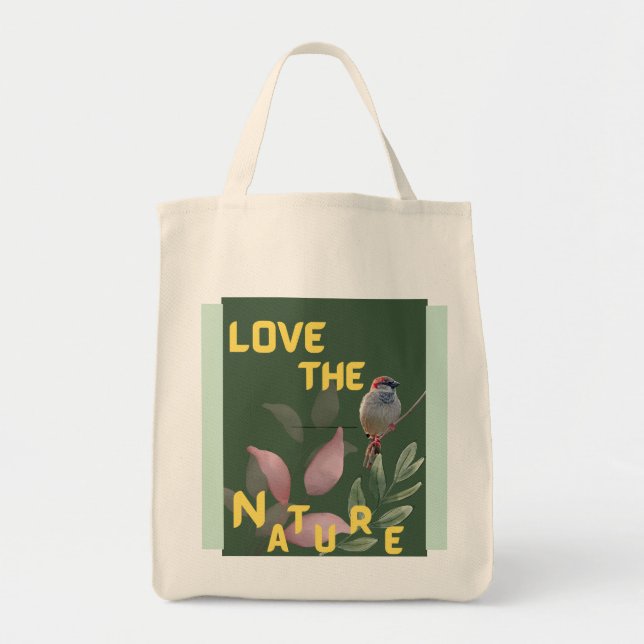 Eco-Friendly Gift for Nature Lovers Tragetasche (Vorne)