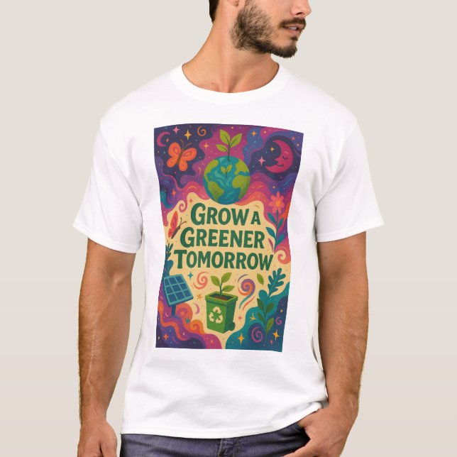 Eco Friendly Inspirational Poster T-Shirt (Vorderseite)