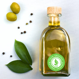 Eco Friendly Sticker | Natural Product Label