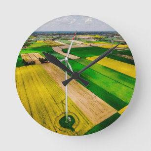 Eco Runde Wanduhr
