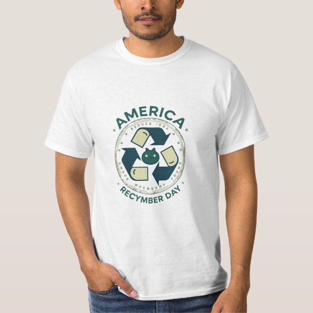 Eco Warrior Recycle Day Shirt (Vorderseite)