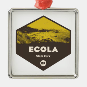 Ecola Staat Park Oregon Ornament Aus Metall