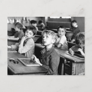 Ecole Paris - 1956 - Robert Doisneau Postkarte
