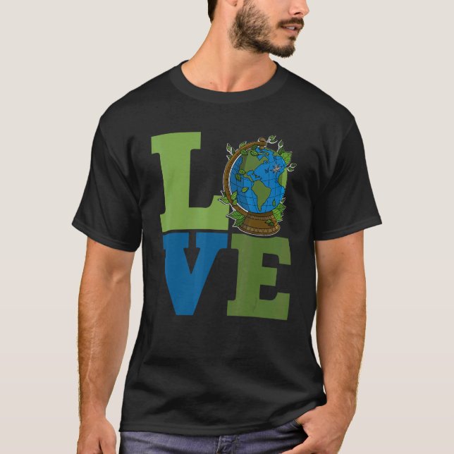 Ecologist environmental protection animals plants  T-Shirt (Vorderseite)