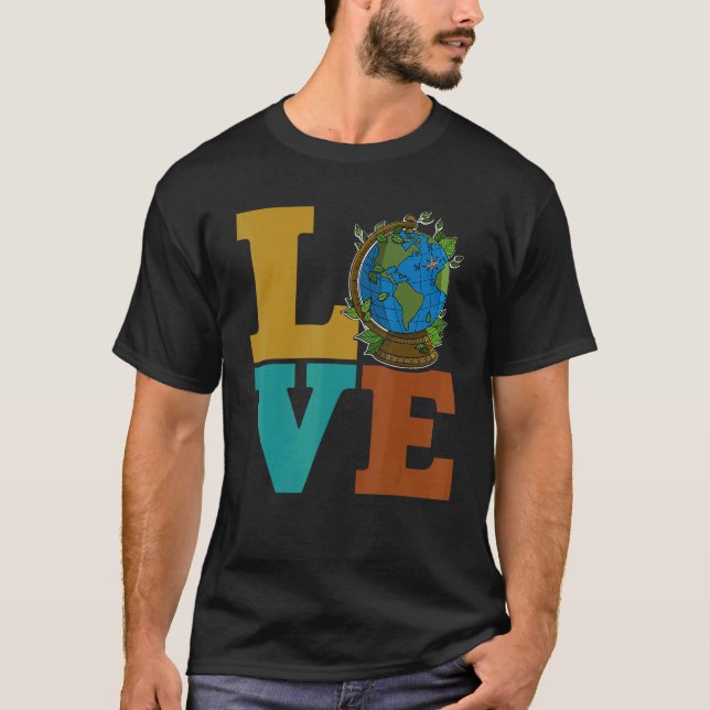 Ecologist environmental protection animals plants  T-Shirt (Vorderseite)