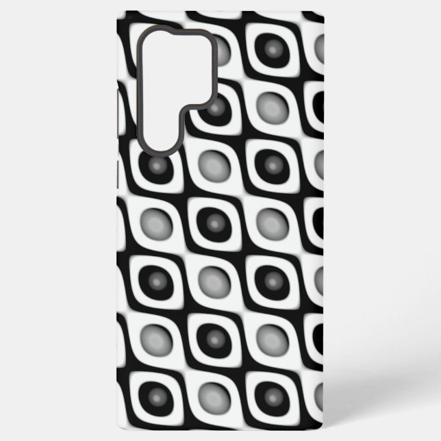 Ecosphere Geometric 8k Seamless  Samsung Galaxy Hülle (Rückseite)