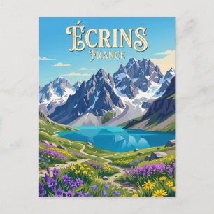 Écrins-Nationalpark Frankreich Postkarte
