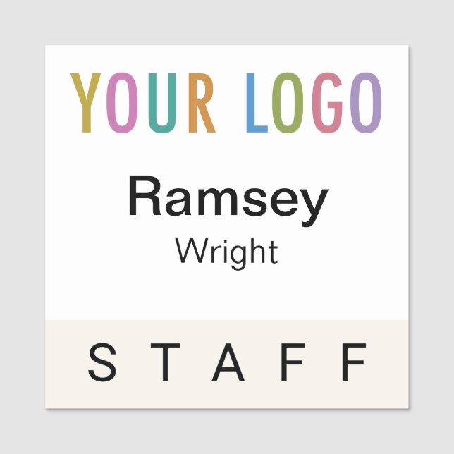 Ecru 2x2 Abzeichen Event Logo Platz Button (Vorderseite)