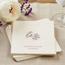 Ecru & Burgund | Elegante Florale Hochzeit
