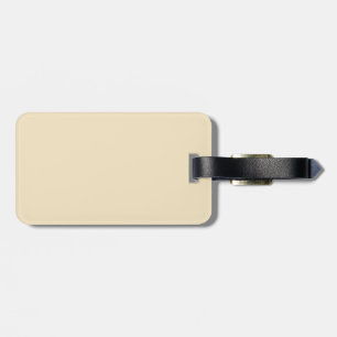 Ecru Cream Luggage Tag Gepäckanhänger