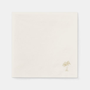 Ecru Goldene Palme II Serviette