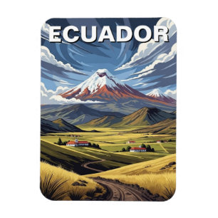 Ecuador Avenue der Vulkane Reise Magnet