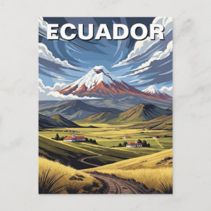 Ecuador Avenue der Vulkane Reise Postkarte