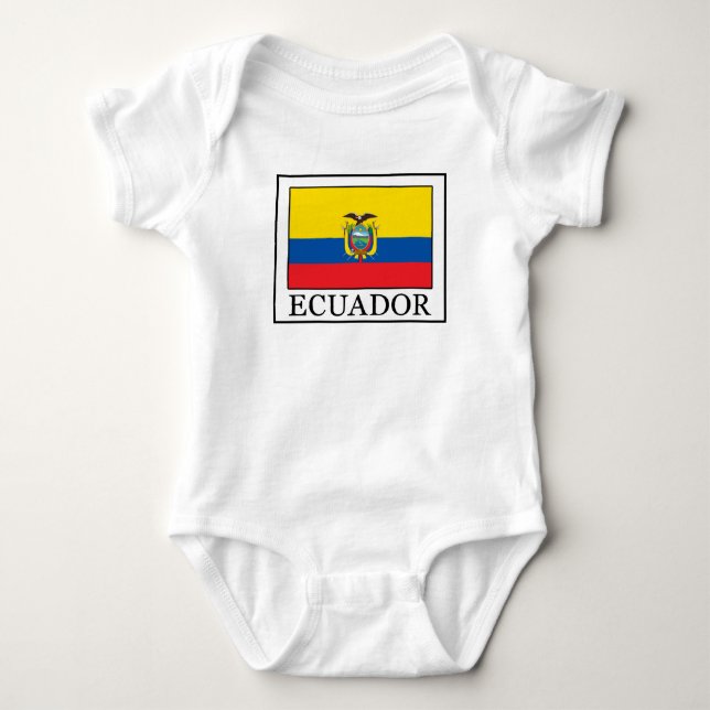 Ecuador Baby Strampler (Vorderseite)