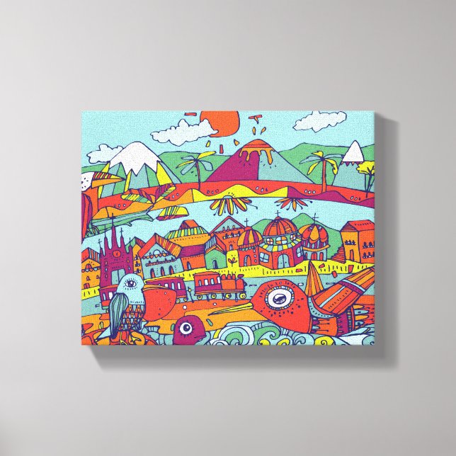 Ecuador Canvas Painting Leinwanddruck (Vorderseite)