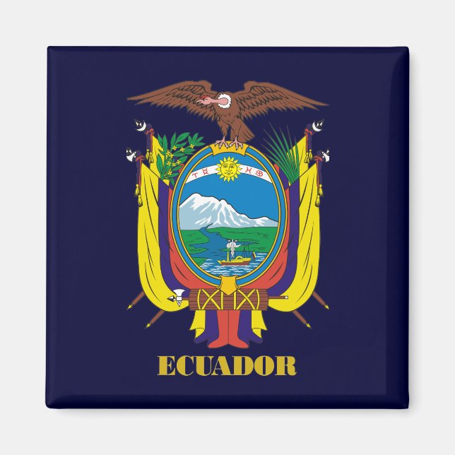 Ecuador COA Magnet (Vorne)