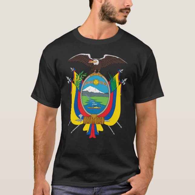 Ecuador Coat of Arms Shirts (Vorderseite)