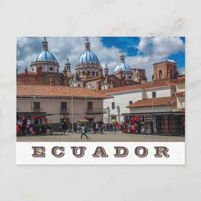 Ecuador, (Cuenca) Postkarte (Vorderseite)