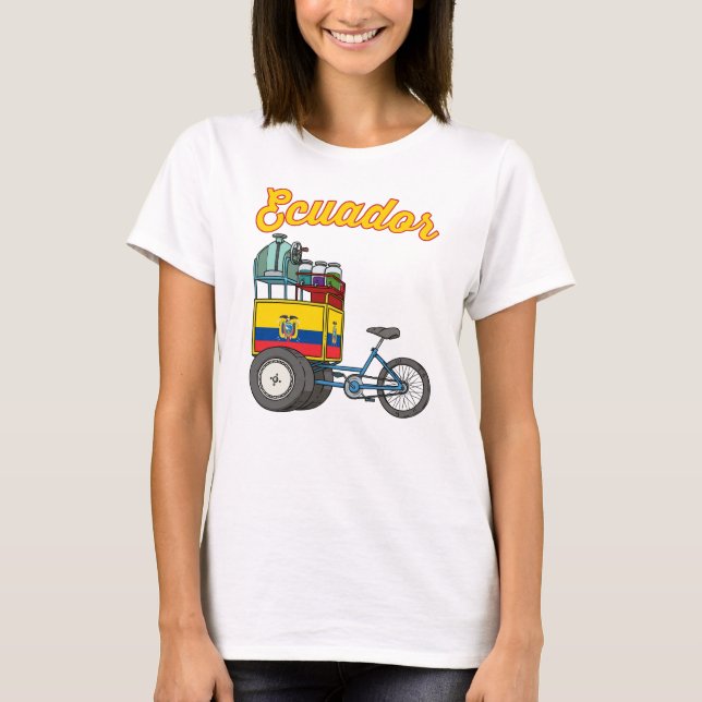 Ecuador-Design für Ecuatorianos T-Shirt (Vorderseite)