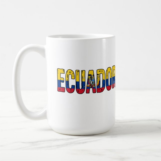 Ecuador-Design Kaffeetasse (Links)