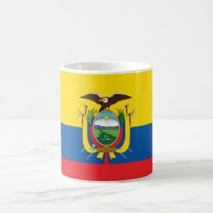 Ecuador (ecuadorianische Flagge) Kaffeetasse