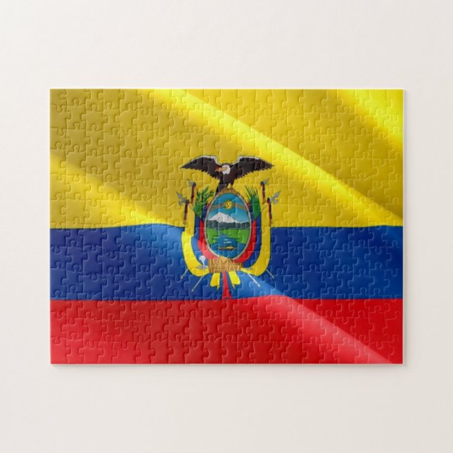Ecuador - ecuadorianische Flagge - Puzzle (Horizontal)