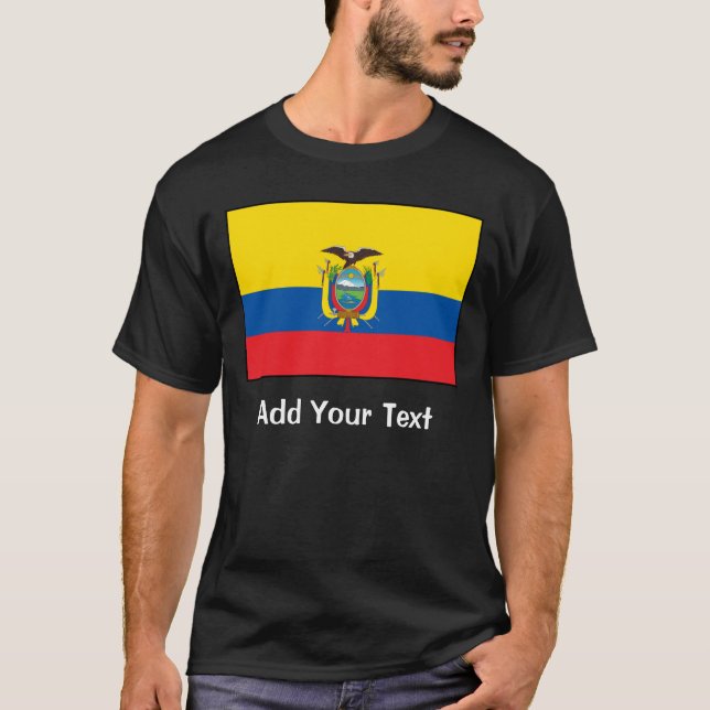 Ecuador - Ecuadorianische Flagge T-Shirt (Vorderseite)