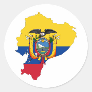 Ecuador EG Runder Aufkleber
