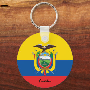 Ecuador Flag & Ecuador Patrioten / Sport Schlüsselanhänger