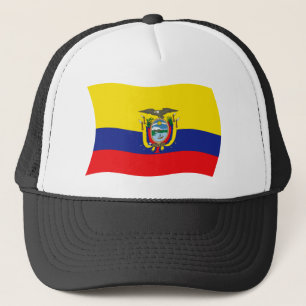 Ecuador Flag Hat Truckerkappe