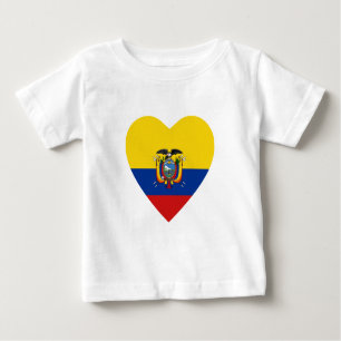 Ecuador Flag Herzstück T - Shirt