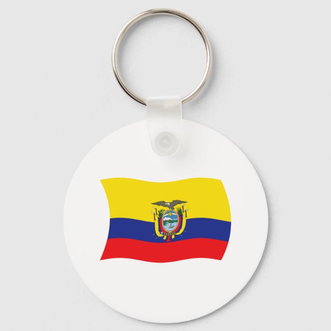 Ecuador Flag Schlüsselanhänger (Vorderseite)
