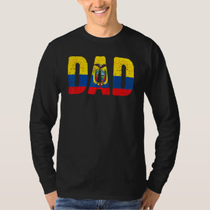 Ecuador Flag Vatertag Pride Ecuadorian Ecuador T-Shirt