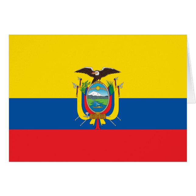 Ecuador-Flagge (Vorderseite (Horizontal))