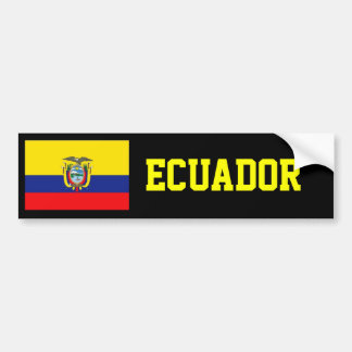 Ecuador-Flagge Autoaufkleber