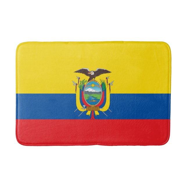Ecuador-Flagge Badematte (Vorderseite)