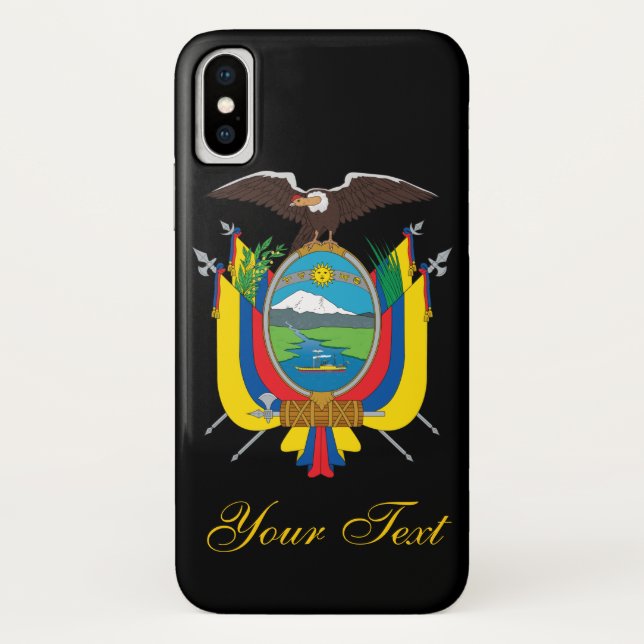 Ecuador-Flagge Case-Mate iPhone Hülle (Rückseite)
