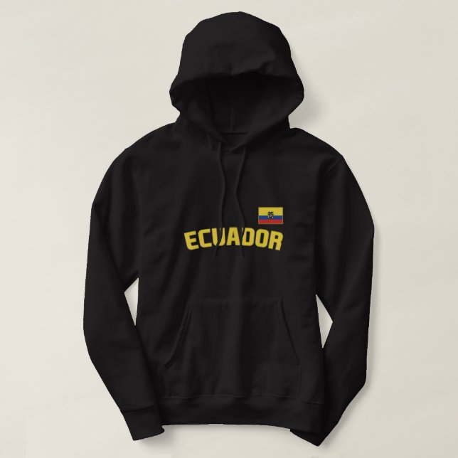 Ecuador Flagge Ecuadorianischer Pride Internationa Hoodie (Design vorne)