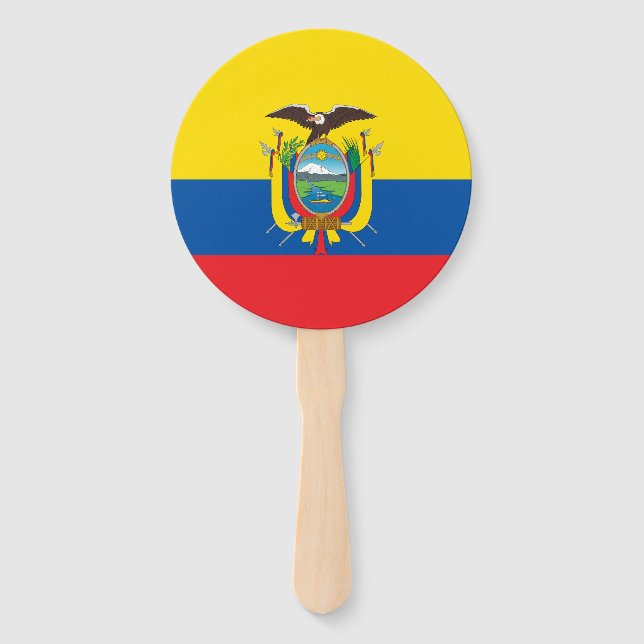 Ecuador-Flagge Fächer (Vorderseite)
