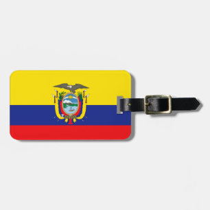Ecuador-Flagge Gepäckanhänger