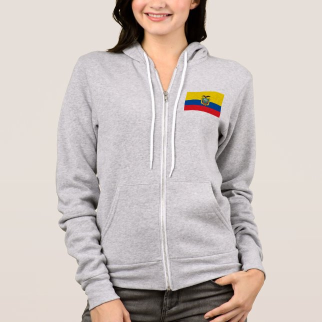 Ecuador-Flagge Hoodie (Vorderseite)