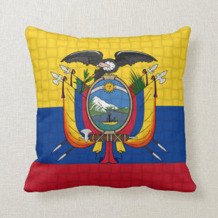 Ecuador-Flagge Kissen