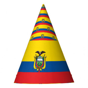 Ecuador-Flagge Partyhütchen