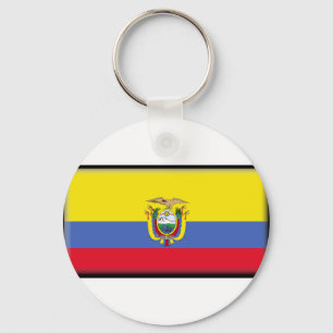 Ecuador-Flagge Schlüsselanhänger